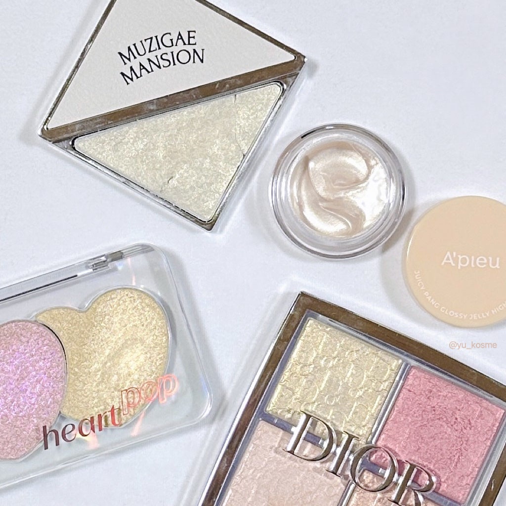 ディオール バックステージ フェイス グロウ パレット/Dior/ハイライトを使ったクチコミ(6枚目)