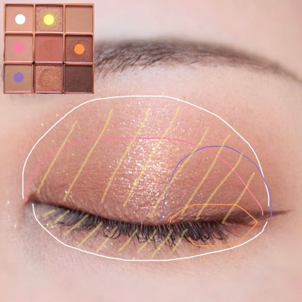 The Bella collection eyeshadow palette/CELEFIT/アイシャドウパレットを使ったクチコミ(7枚目)