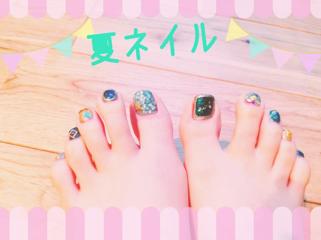 ネイルシール/DAISO/ネイルシールを使ったクチコミ（1枚目）