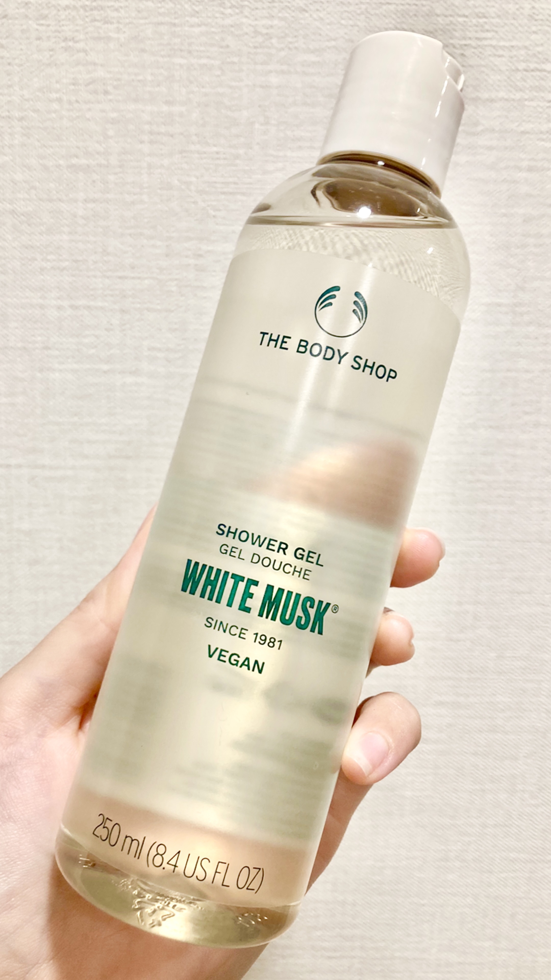 ホワイトムスク シャワージェル/THE BODY SHOP/ボディソープを使ったクチコミ（1枚目）