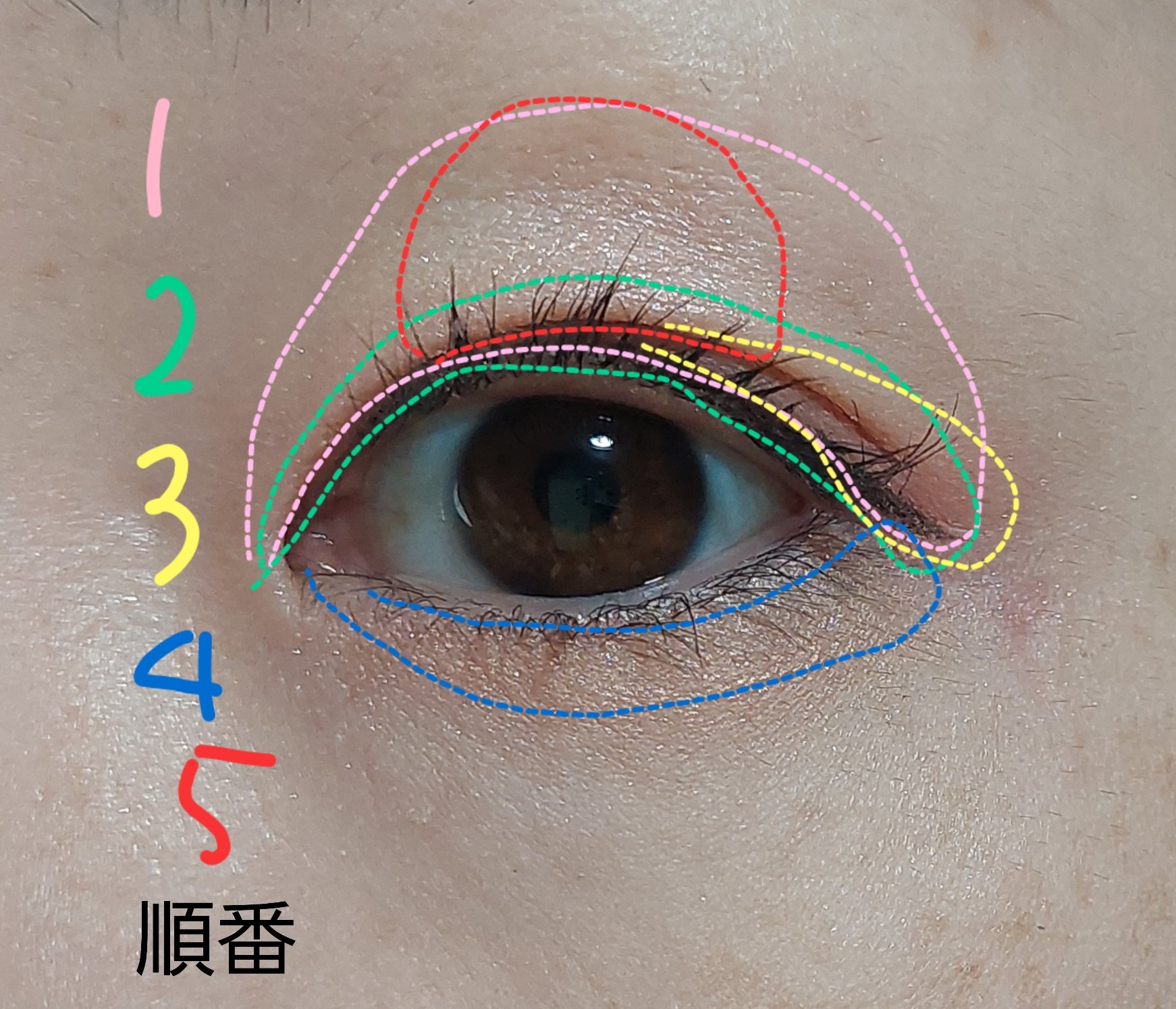 【旧】ディオールショウ サンク クルール （スプリング コレクション 2024 限定品）/Dior/アイシャドウを使ったクチコミ（3枚目）