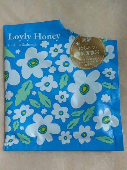 ロウリュ ハニー フィンランドバスソーク フィンランドベリー /charley/炭酸系入浴剤を使ったクチコミ(1枚目)