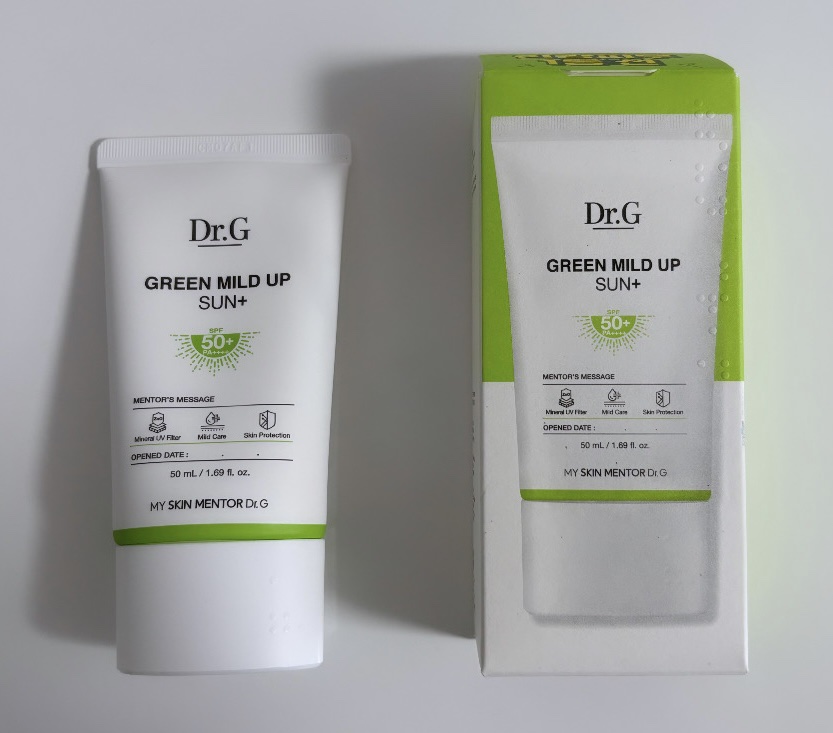 グリーンマイルドアップサンプラス/Dr.G/日焼け止めクリームを使ったクチコミ（1枚目）
