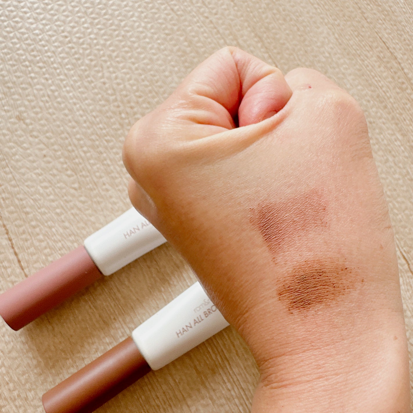 ハンオールブロウカラ/rom&nd/眉マスカラを使ったクチコミ(5枚目)