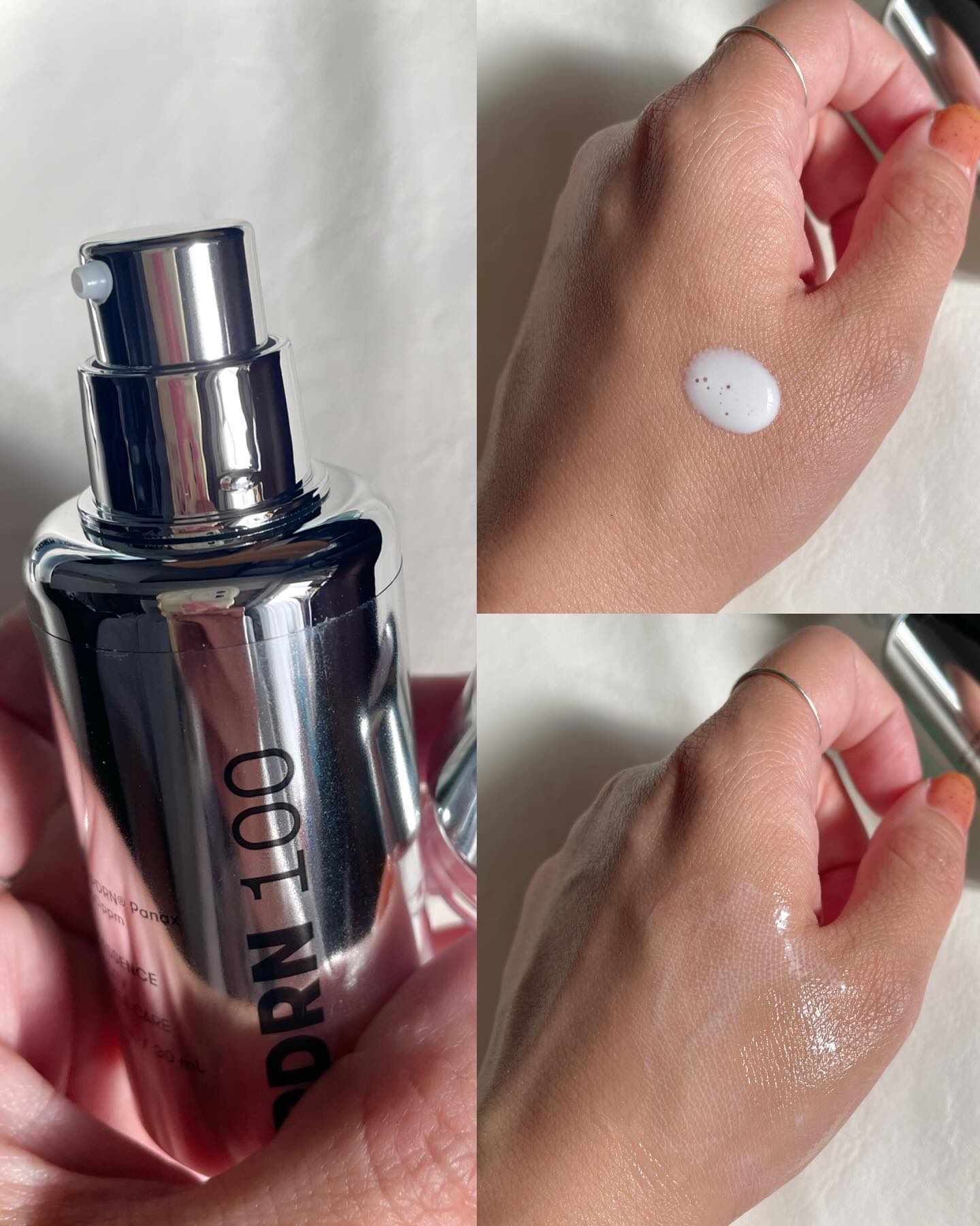 PDRN エッセンスグロウサンパクト/VT/日焼け止めクリームを使ったクチコミ（3枚目）