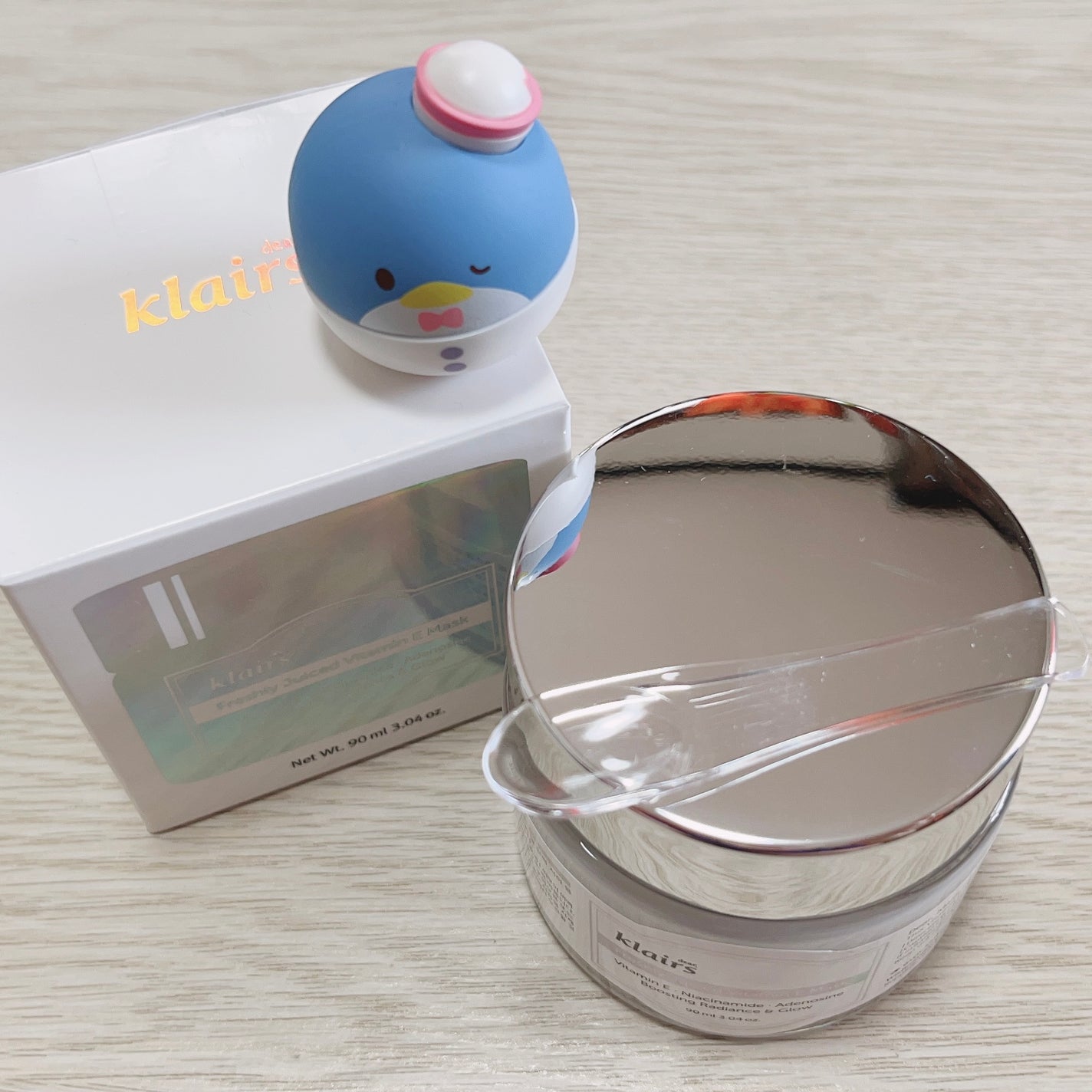 フレッシュリージュースドビタミンEマスク(90g)/Klairs/フェイスクリームを使ったクチコミ(4枚目)