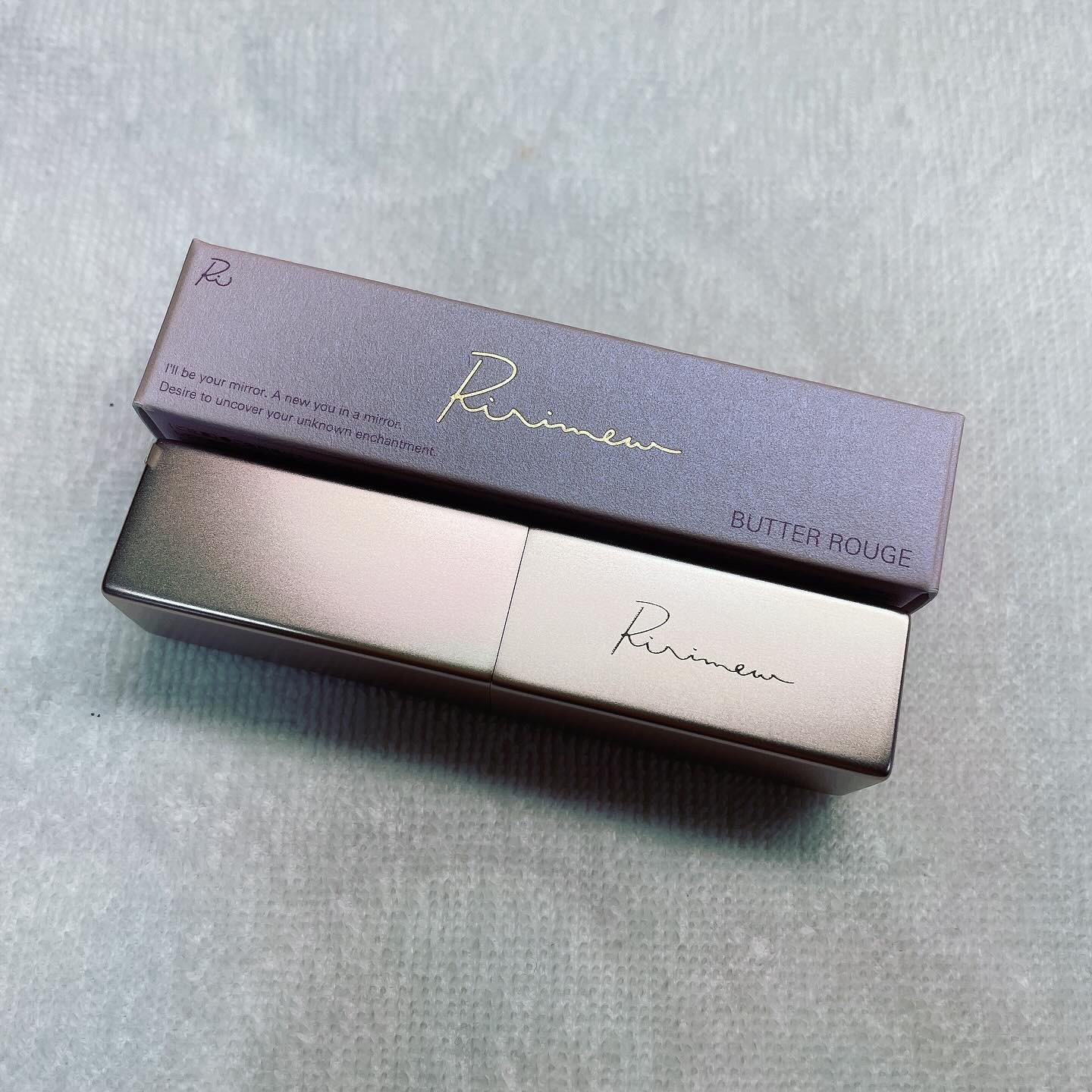 リリミュウ バタールージュ 04 ベアオレンジ/Ririmew/口紅を使ったクチコミ（1枚目）