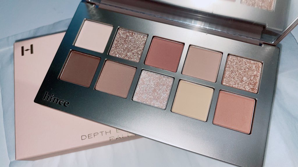 ニューデップスアイシャドウパレット/hince/アイシャドウパレットを使ったクチコミ（1枚目）
