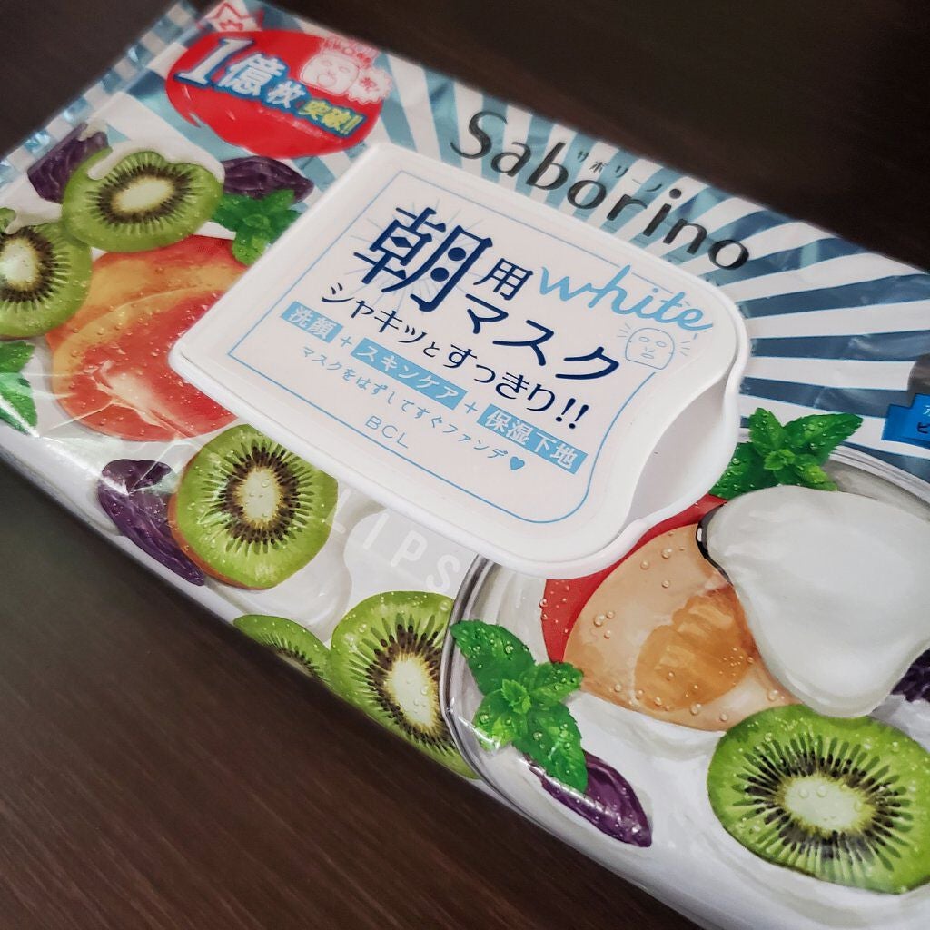 目ざまシート フレッシュ果実のホワイトタイプ/サボリーノ/シートマスク・パックを使ったクチコミ(2枚目)