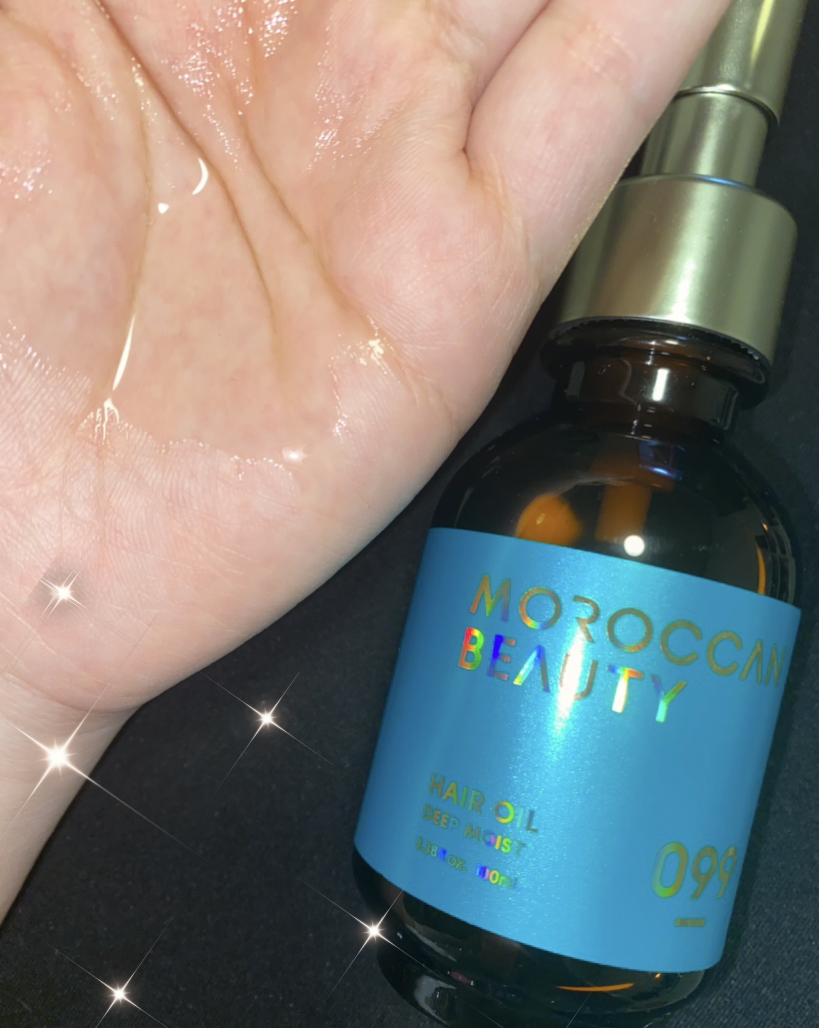 ディープモイスト ヘアオイル/モロッカンビューティ/ヘアオイルを使ったクチコミ（1枚目）