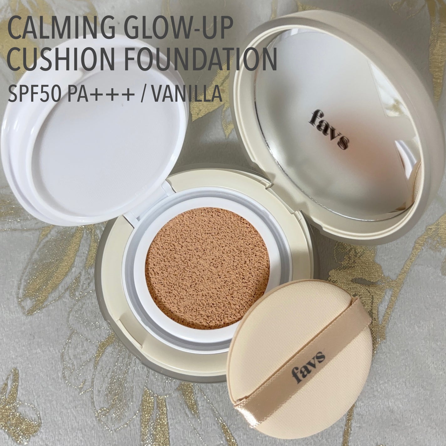 カーミンググロウアップクッションファンデーション/favs/リキッドファンデーションを使ったクチコミ(2枚目)