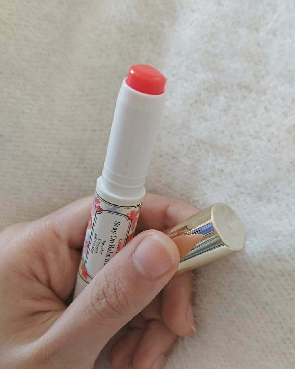 ステイオンバームルージュ/キャンメイク/口紅を使ったクチコミ（1枚目）