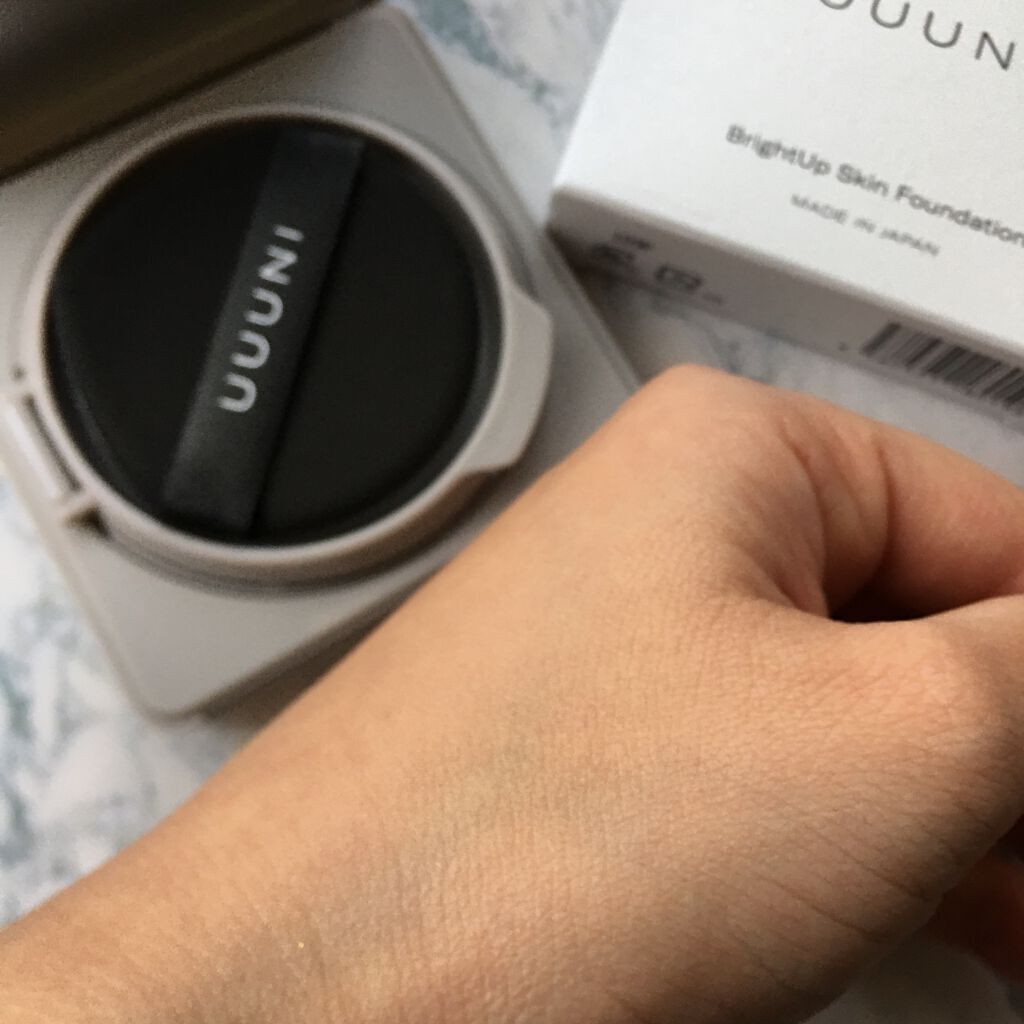 ブライトアップスキンファンデーション/UUUNI/クッションファンデーションを使ったクチコミ(3枚目)