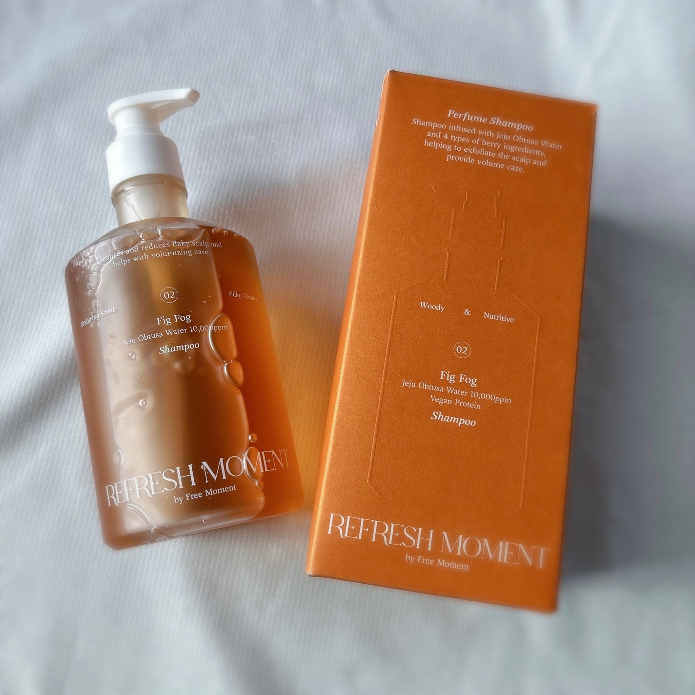 リフレッシュモーメントパフュームシャンプー/トリートメント Fig Fog/Free Moment /市販シャンプーを使ったクチコミ(2枚目)