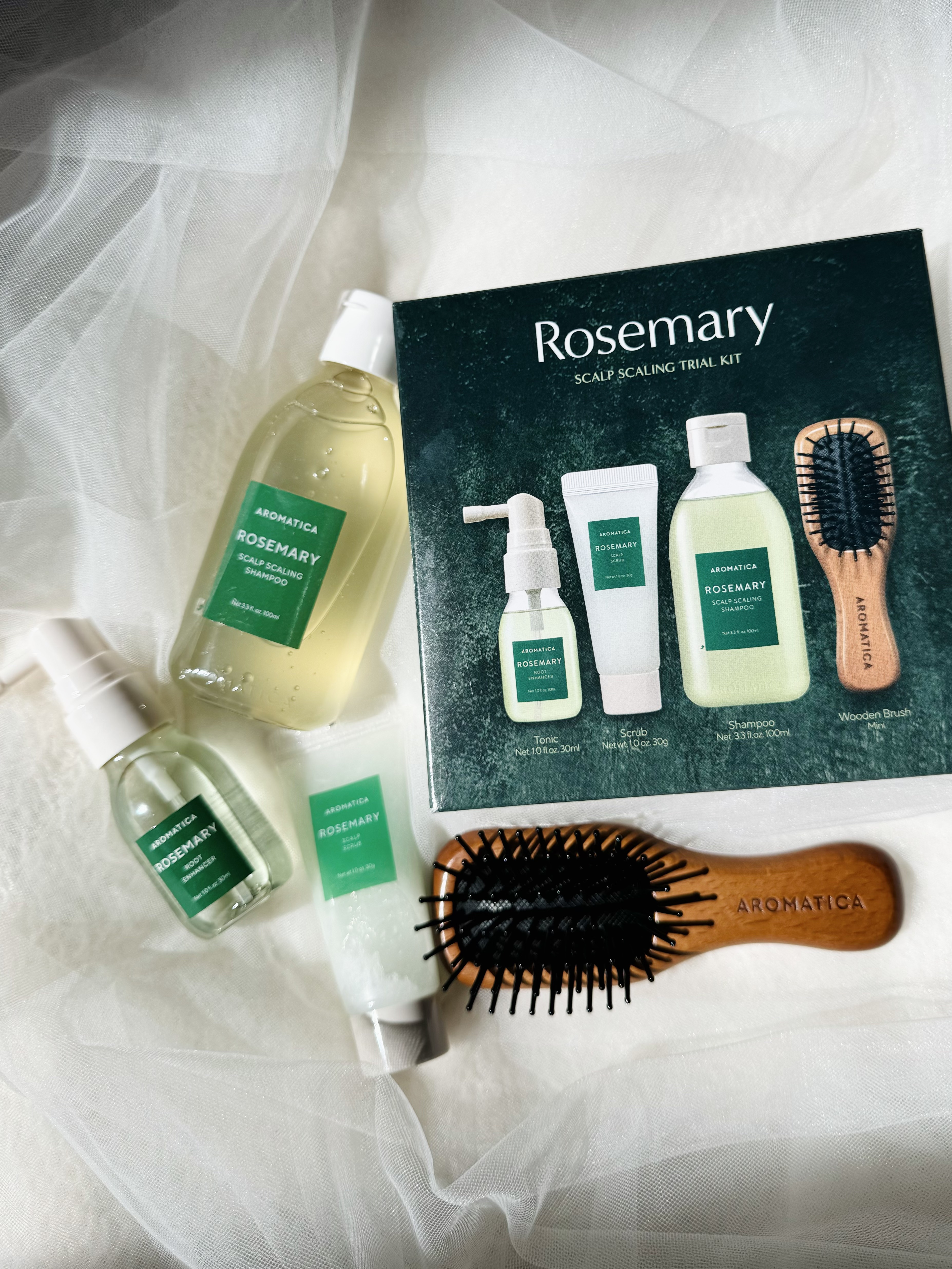 ローズマリー ヘア トライアルセット/AROMATICA/トライアルキットを使ったクチコミ（2枚目）