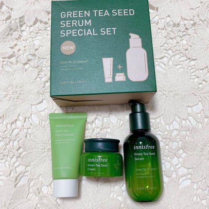 グリーンティーシード クリーム/innisfree/フェイスクリームを使ったクチコミ(1枚目)