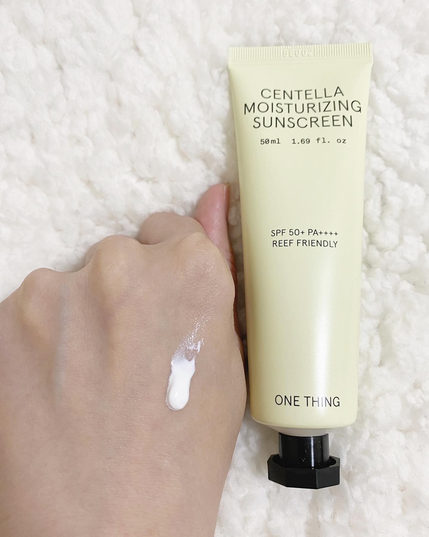 ツボクサ日焼け止め/ONE THING/日焼け止めクリームを使ったクチコミ（2枚目）