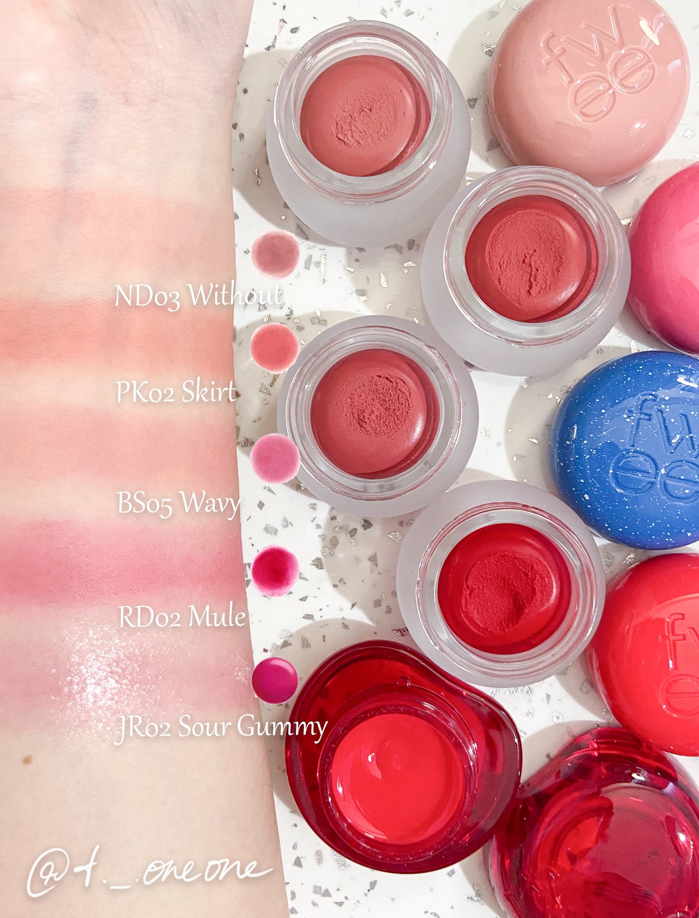 リップアンドチーク ブラーリープリンポット/fwee/口紅を使ったクチコミ(2枚目)