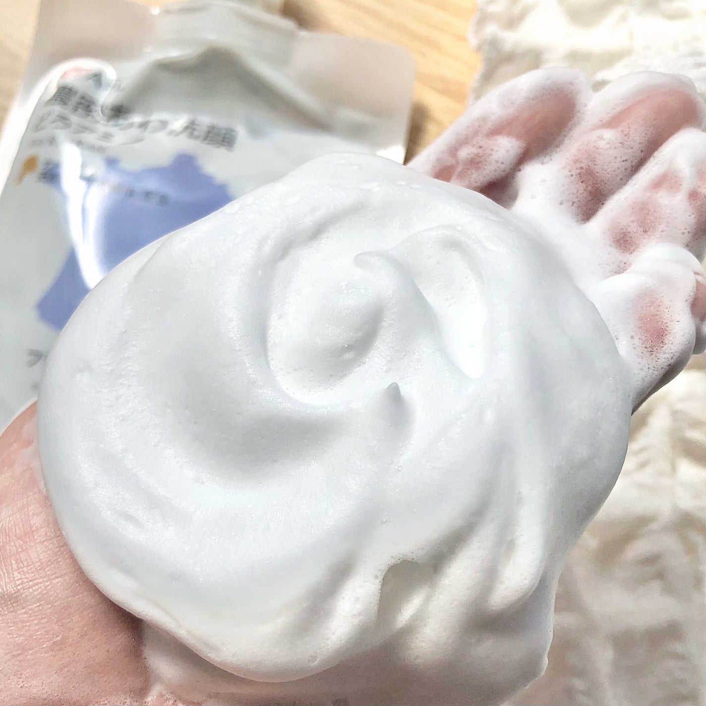 濃密あわ洗顔どろアミノ/エーエフシー/洗顔フォームを使ったクチコミ(2枚目)