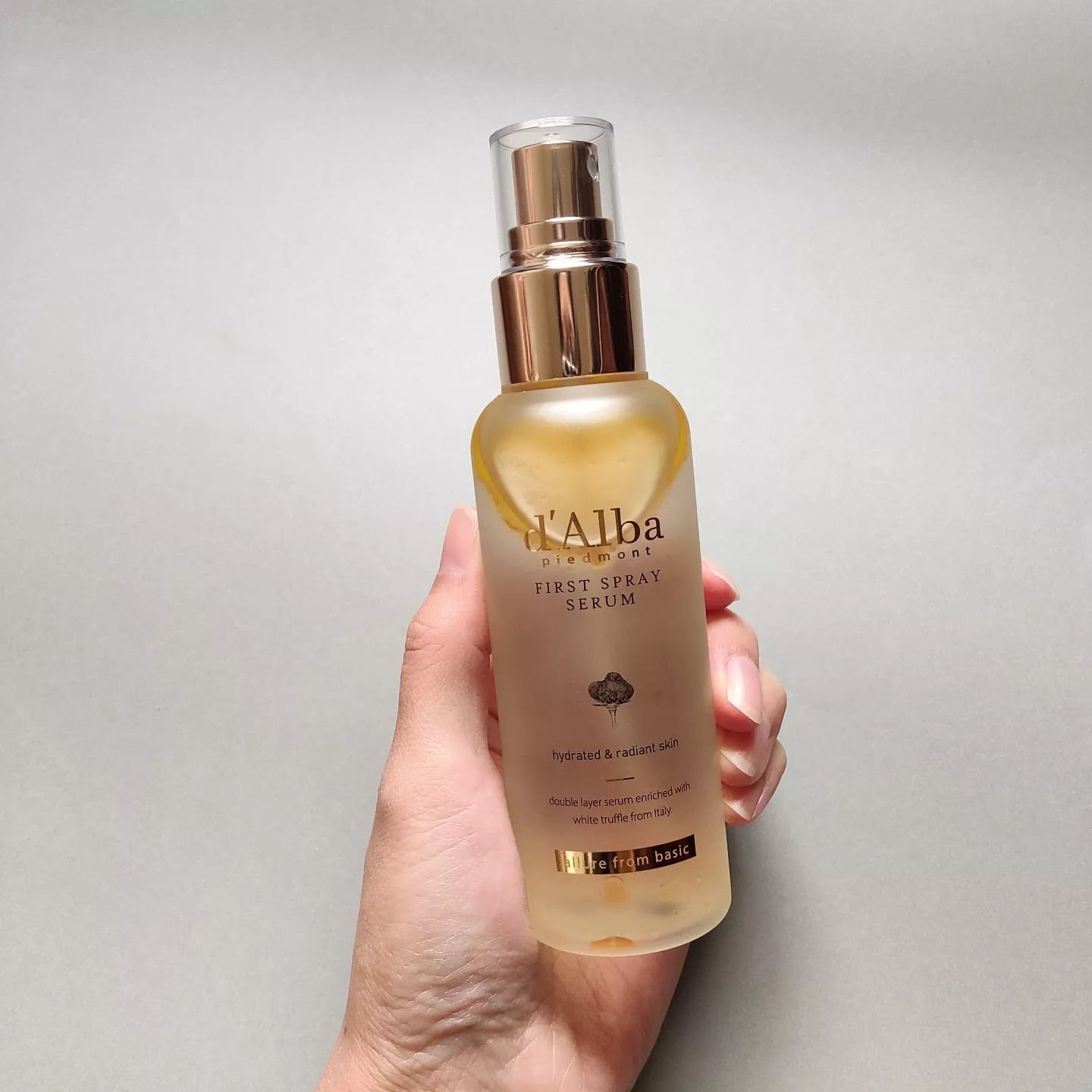 ダルバ ホワイトトリュフファーストスプレーセラム/ダルバ/ミスト状化粧水を使ったクチコミ（2枚目）