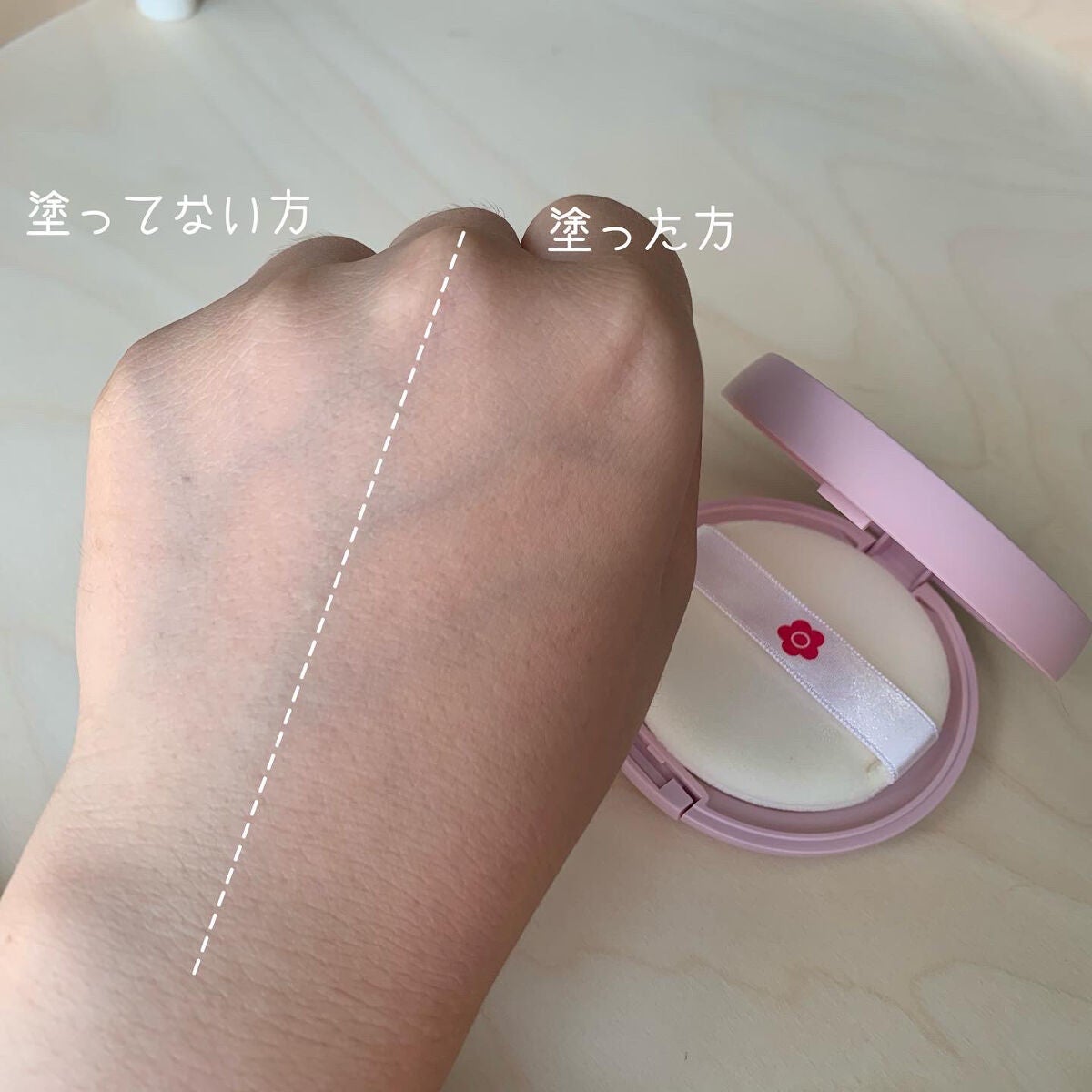 フェイス パウダー/DAISY DOLL by MARY QUANT/プレストパウダーを使ったクチコミ(3枚目)