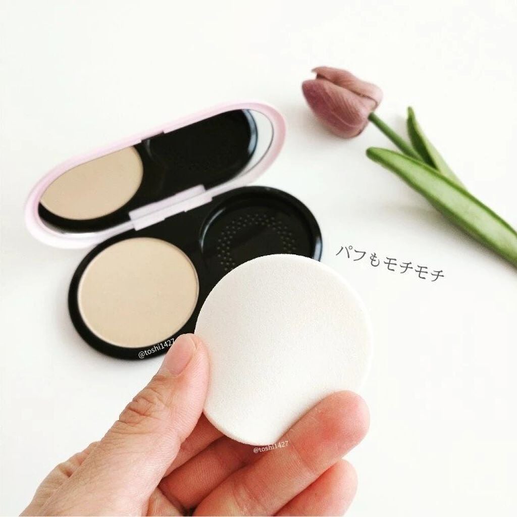 ライトフル C3 ナチュラル シルク パウダーファンデーション/M・A・C/パウダーファンデーションを使ったクチコミ(2枚目)