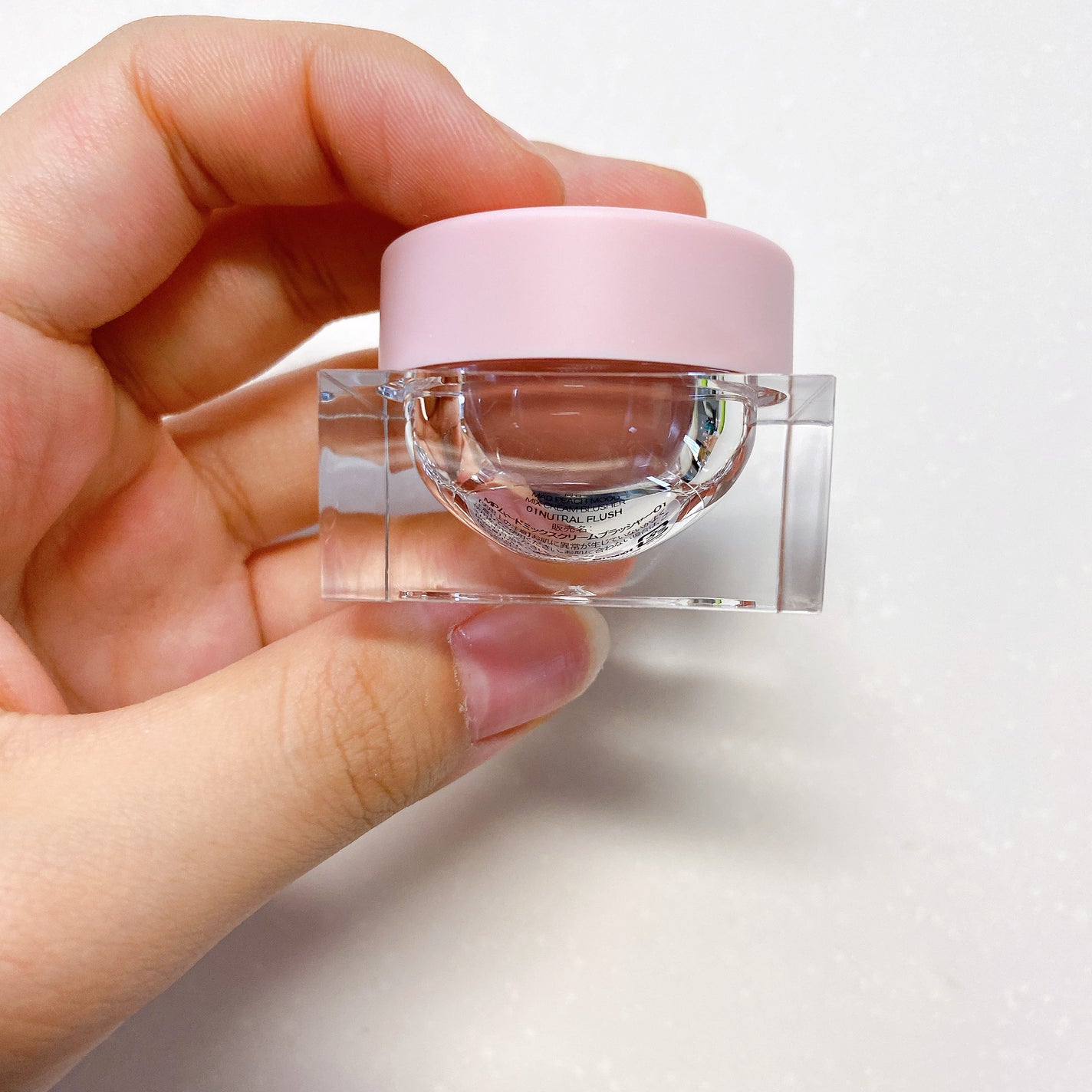 ムードミックスクリームブラッシャー/MAD PEACH/ジェル・クリームチークを使ったクチコミ(4枚目)