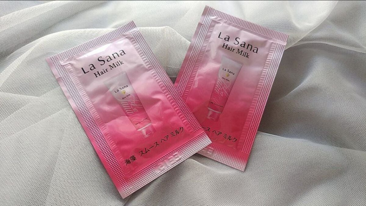 海藻 スムース ヘア ミルク/ラサーナ/ヘアミルクを使ったクチコミ(1枚目)