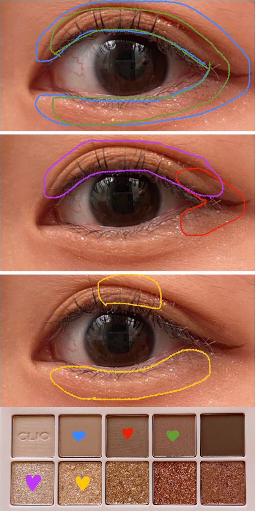 プロ アイ パレット/CLIO/アイシャドウパレットを使ったクチコミ(4枚目)