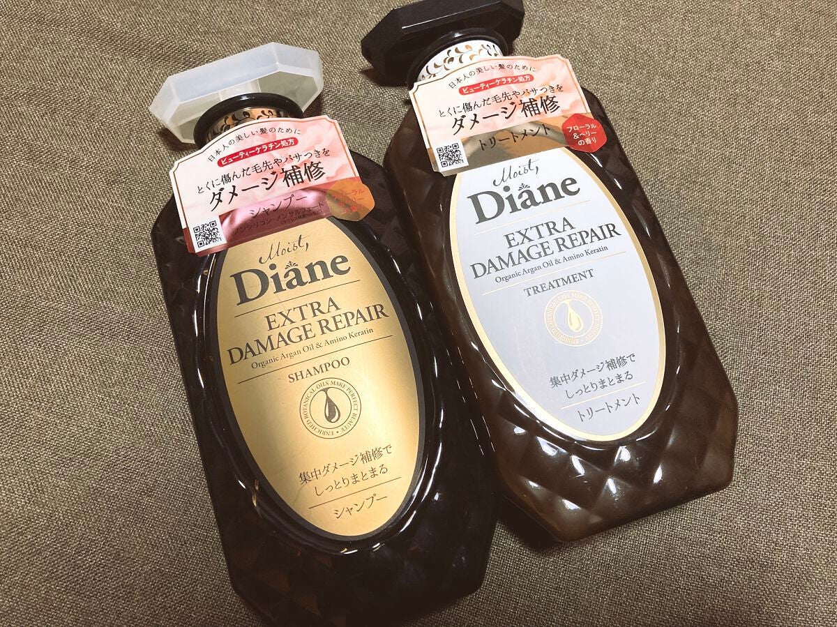 パーフェクトビューティ モイストダイアン エクストラダメージリペア シャンプー/トリートメント/ダイアン/市販シャンプーを使ったクチコミ(1枚目)