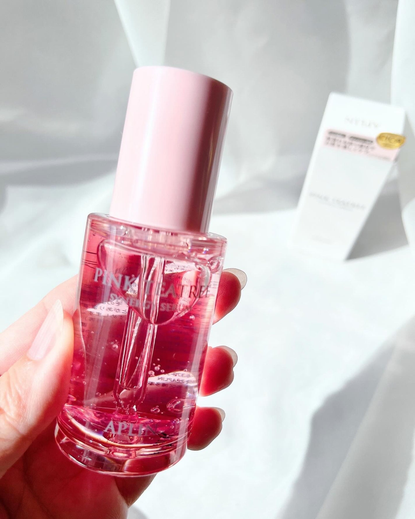 ピンクティーツリーシナジーセラム/APLIN/美容液を使ったクチコミ(2枚目)