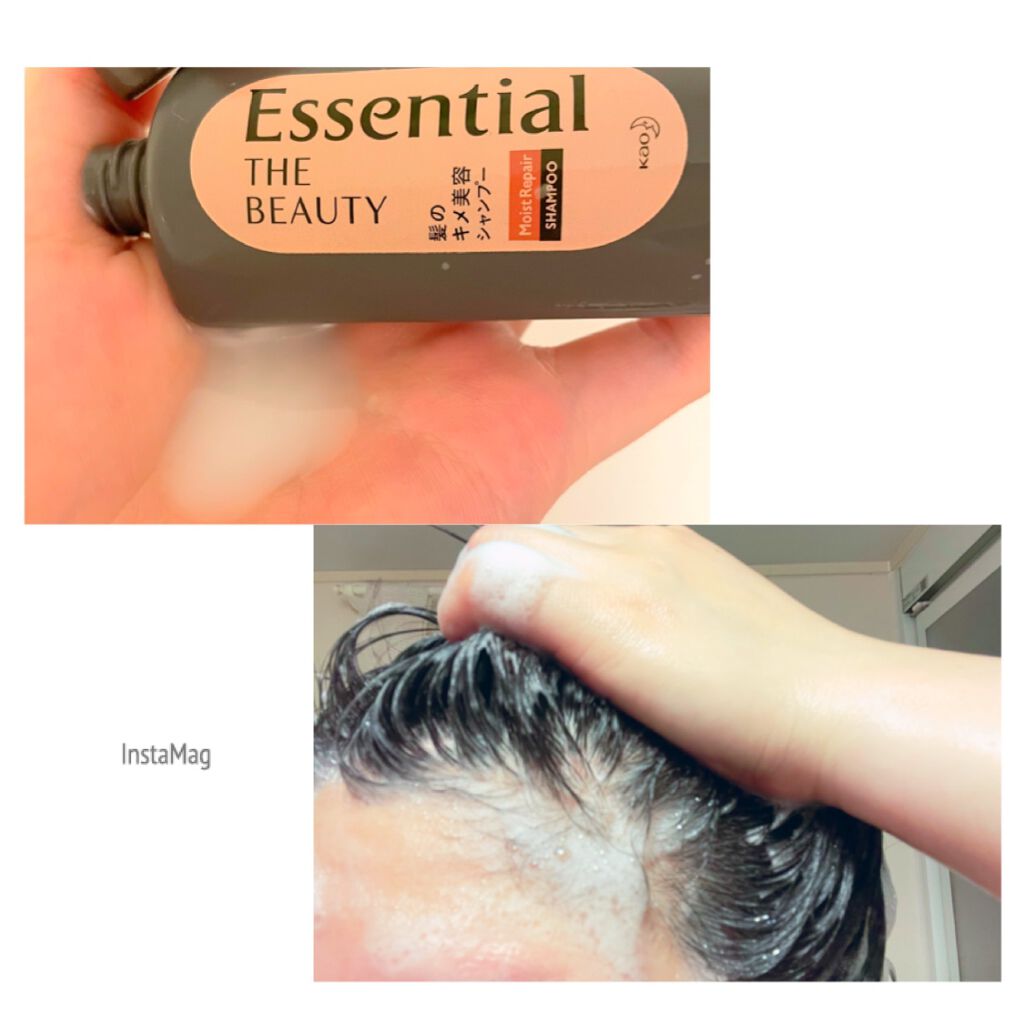THE BEAUTY 髪のキメ美容シャンプー/コンディショナー<モイストリペア> /エッセンシャル/市販シャンプーを使ったクチコミ(3枚目)