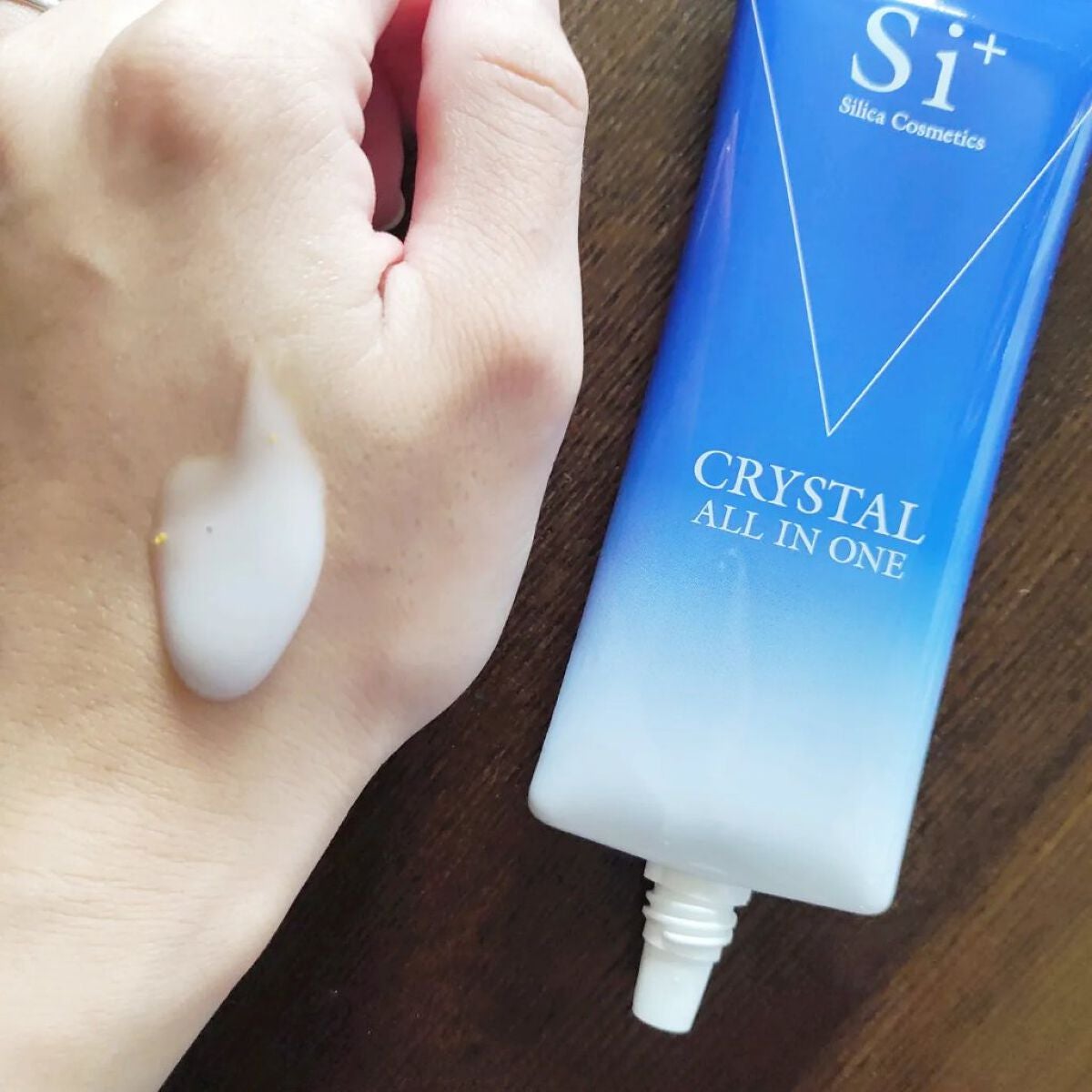 クリスタルオールインワン/Si+/フェイスクリームを使ったクチコミ(2枚目)