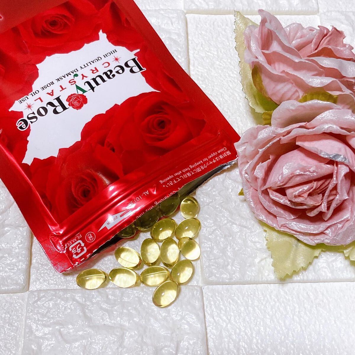 ビューティーローズクリスタル（ローズサプリメント）/GR/美容サプリメントを使ったクチコミ（3枚目）