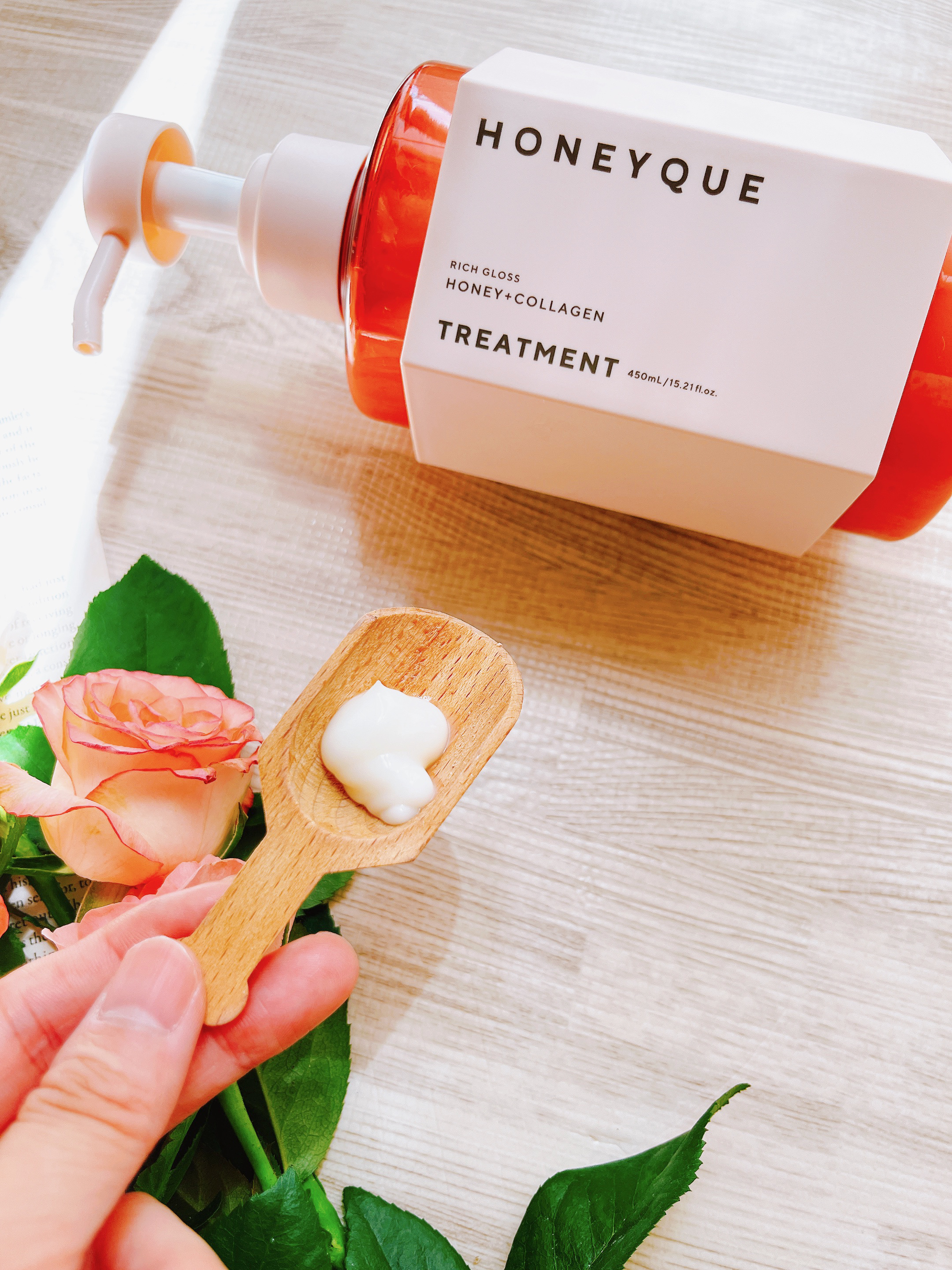 リッチグロス シャンプー シャイニー／ヘアトリートメント シャイニー トリートメント本体 450ml/ハニーク/市販シャンプーを使ったクチコミ（3枚目）