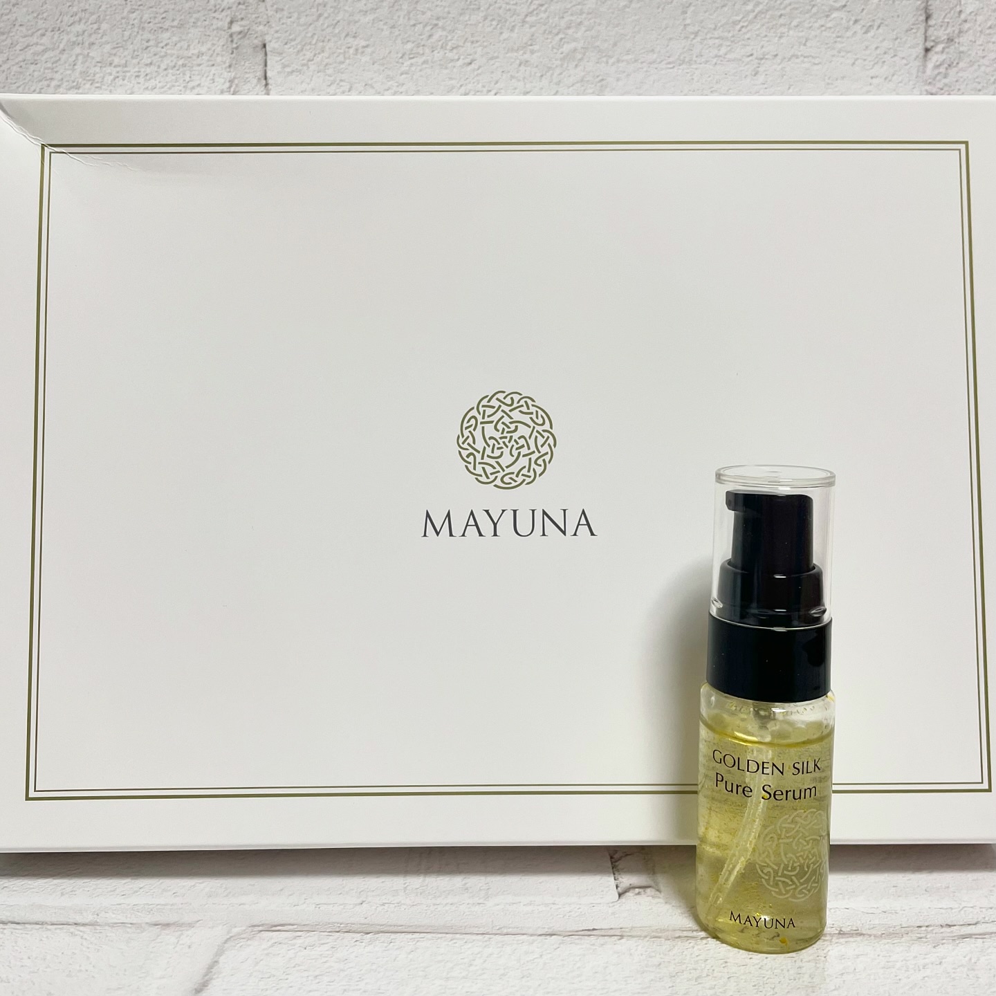 ゴールデンシルク ピュアセラム/MAYUNA/美容液を使ったクチコミ（1枚目）
