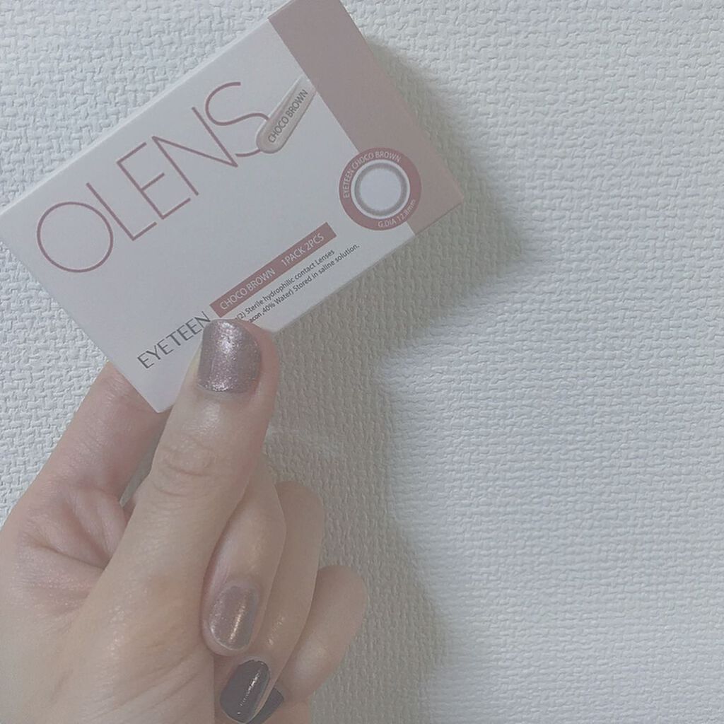 EyeTeen Choco Brown(アイティーンチョコブラウン)/OLENS/カラーコンタクトレンズを使ったクチコミ（1枚目）