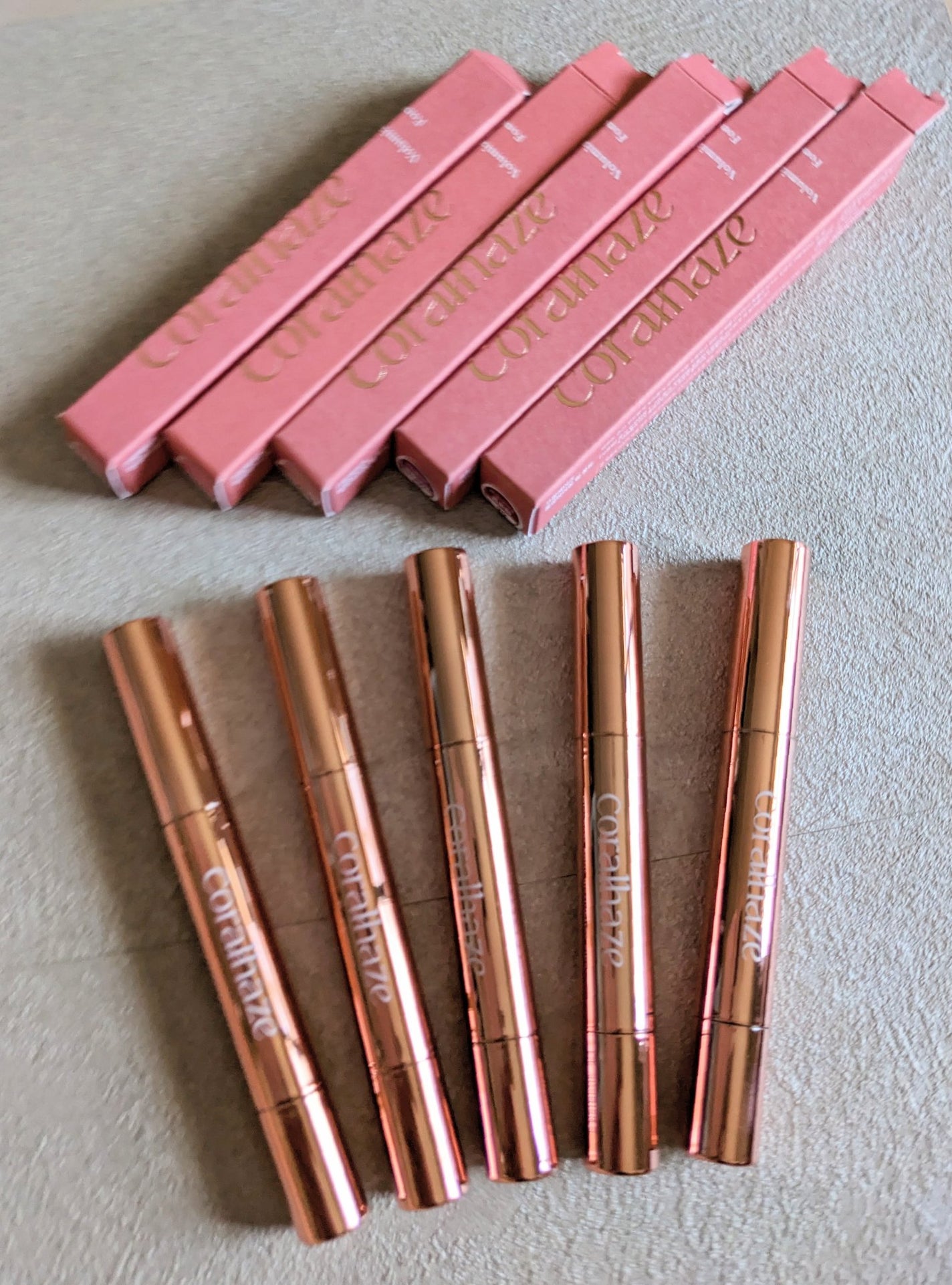 ボリューマイジングフォンデュリップ/Coralhaze/口紅を使ったクチコミ(6枚目)