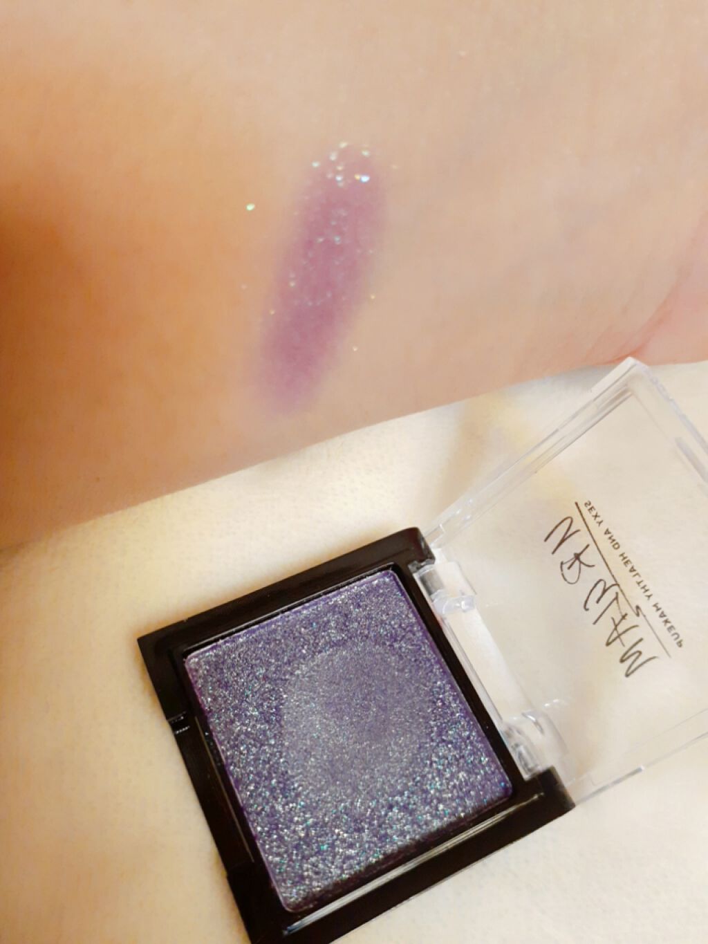 UR GLAM　POWDER EYESHADOW/U R GLAM/単色アイシャドウを使ったクチコミ（3枚目）