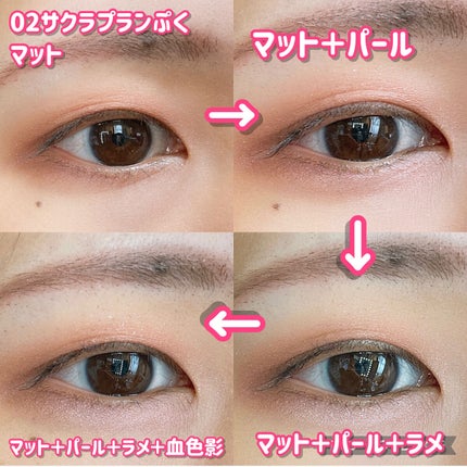 プランぷくコーデアイズ/キャンメイク/パウダーアイシャドウを使ったクチコミ(7枚目)