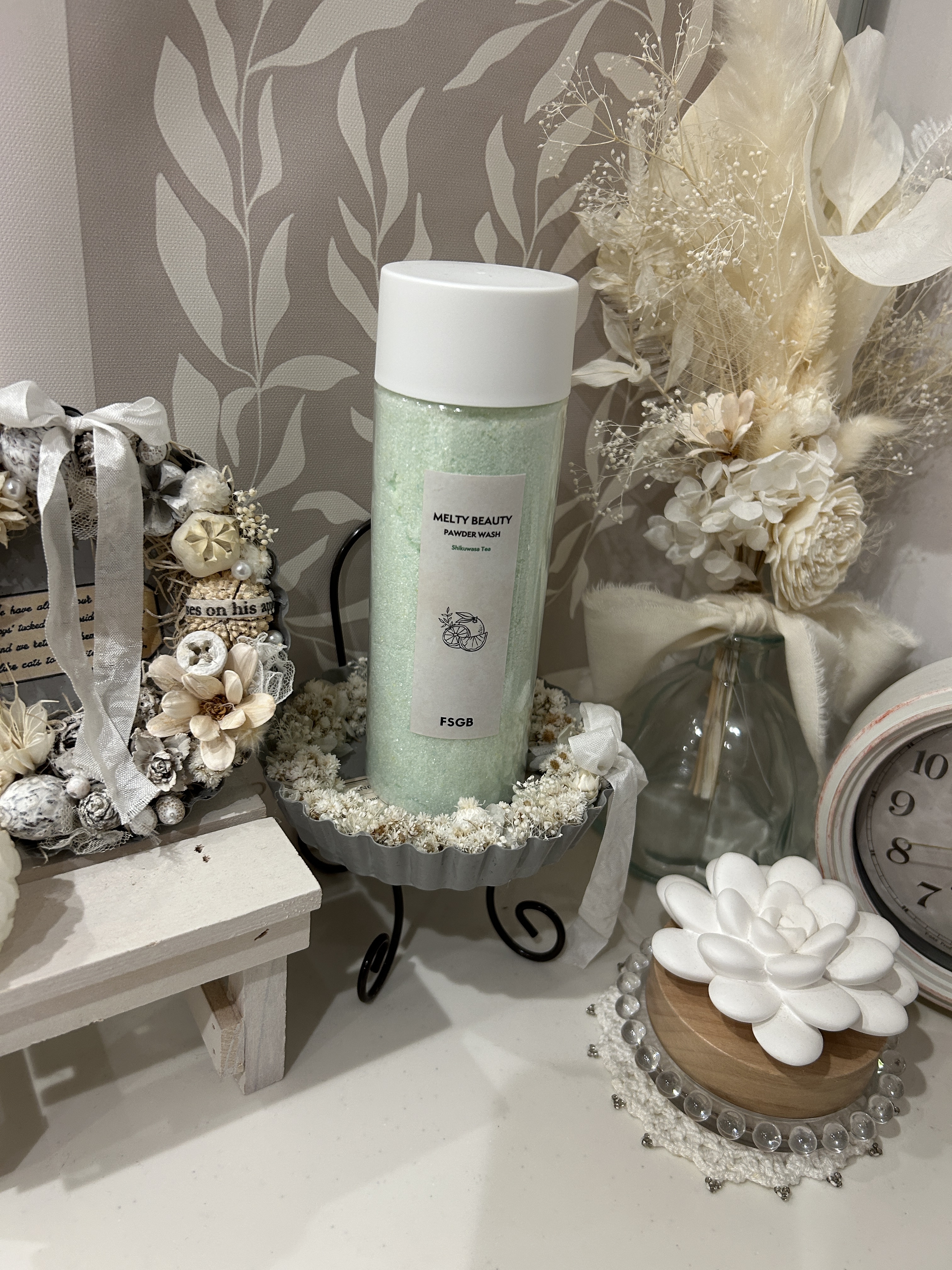 沖縄とろみ美容 パウダーウォッシュ シークヮーサーティー/FSGB/洗顔パウダーを使ったクチコミ（1枚目）