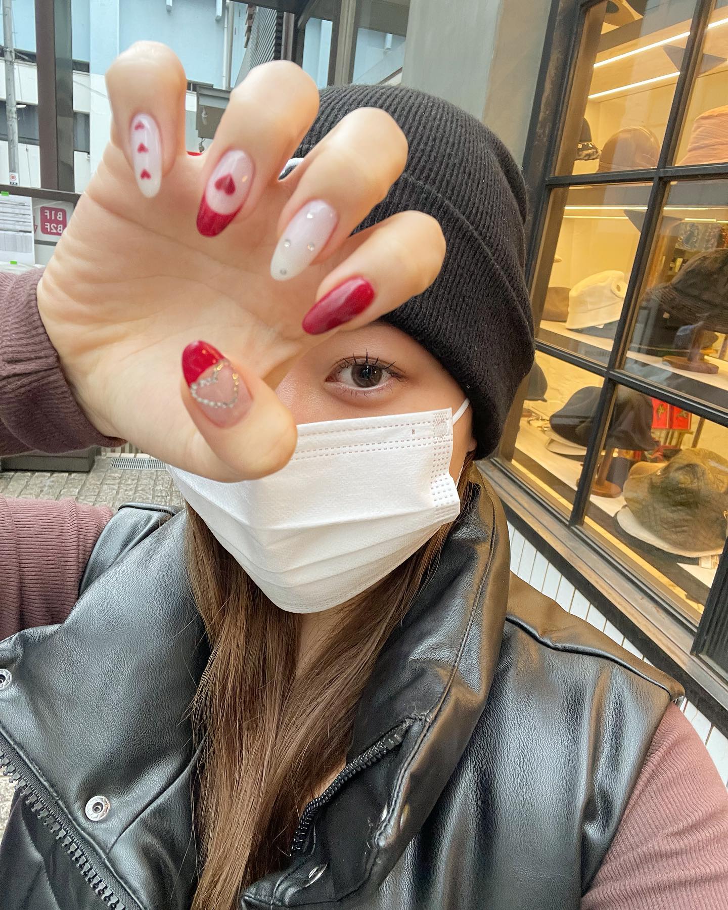 #クリスマスネイルのネイルデザイン