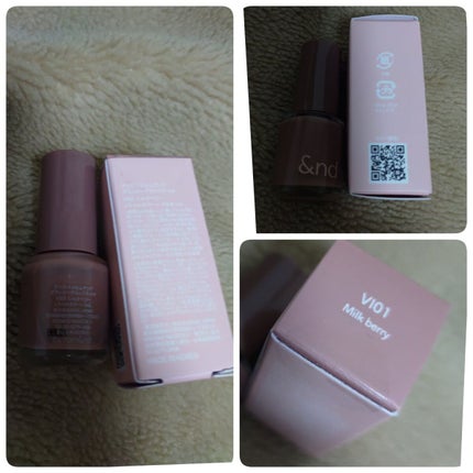 アンドバイロムアンド グラッシードロップネイル/&nd by rom&nd/マニキュアを使ったクチコミ(3枚目)