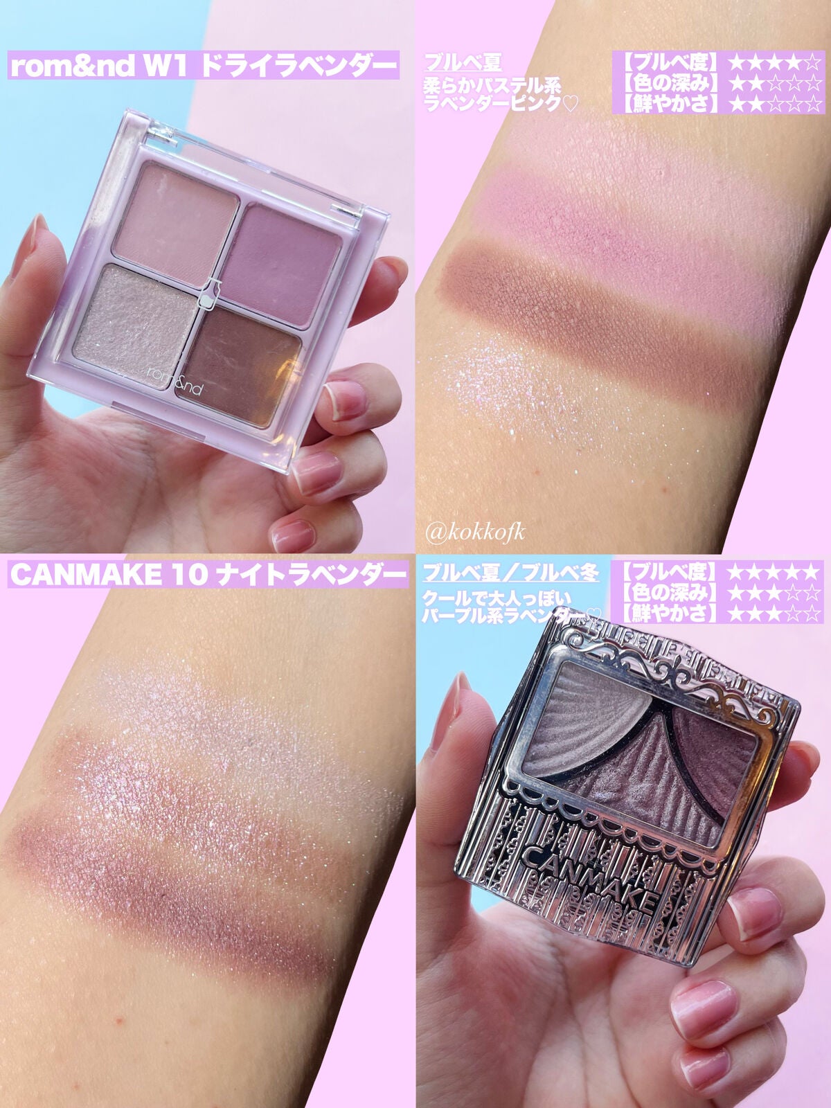 ジューシーピュアアイズ/キャンメイク/アイシャドウパレットを使ったクチコミ(3枚目)