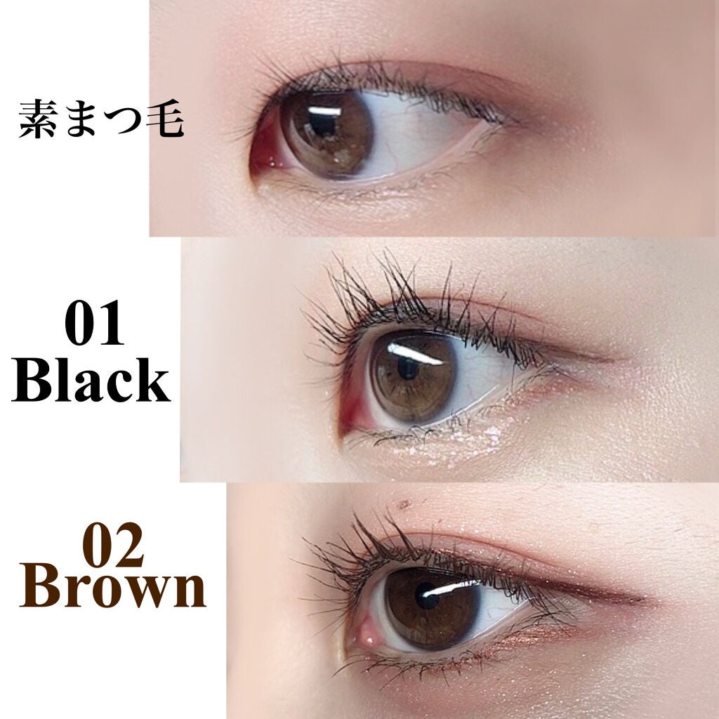 MD インスパイアロングラッシュ カーリングマスカラ/mude/マスカラを使ったクチコミ(7枚目)