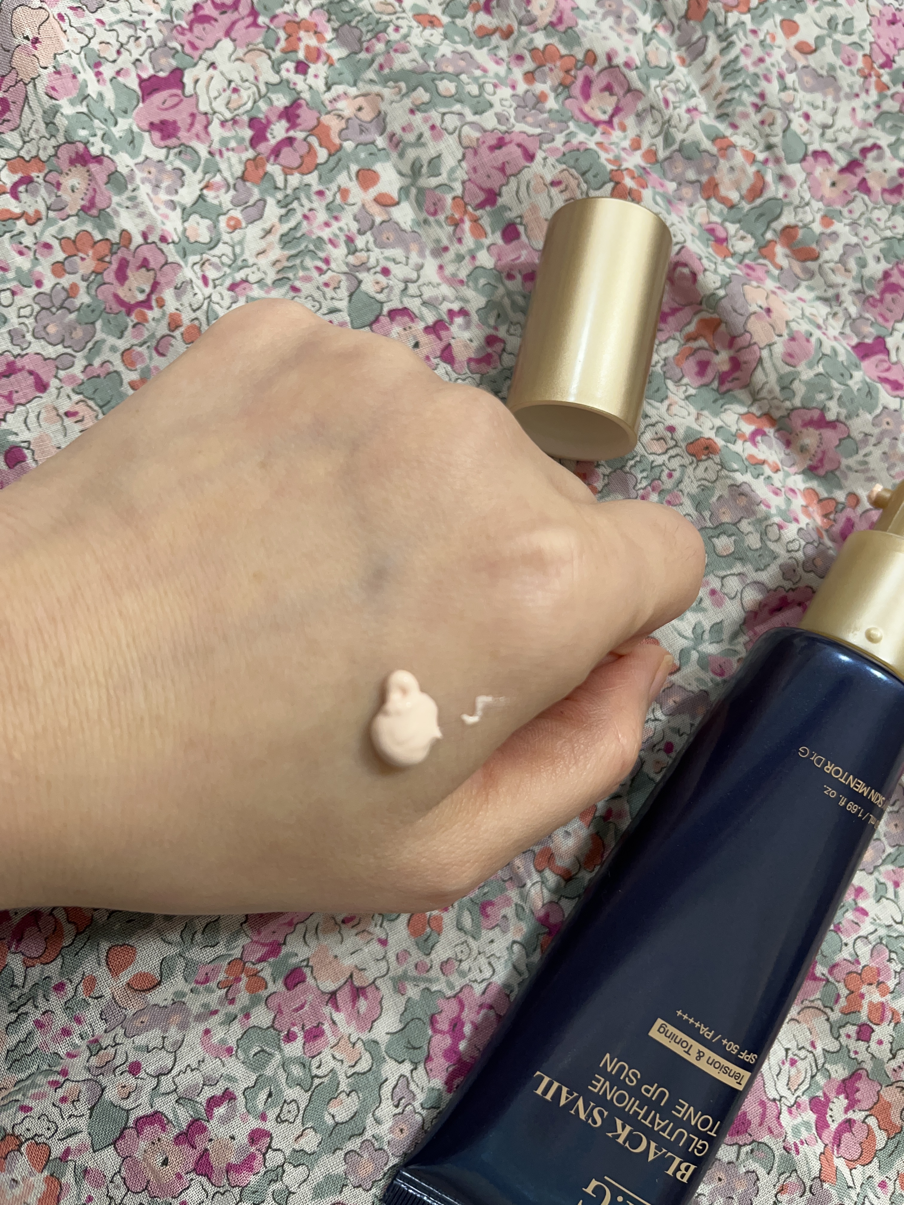 ブラックスネイルグルタチオントーンアップサン/Dr.G/日焼け止めクリームを使ったクチコミ（2枚目）