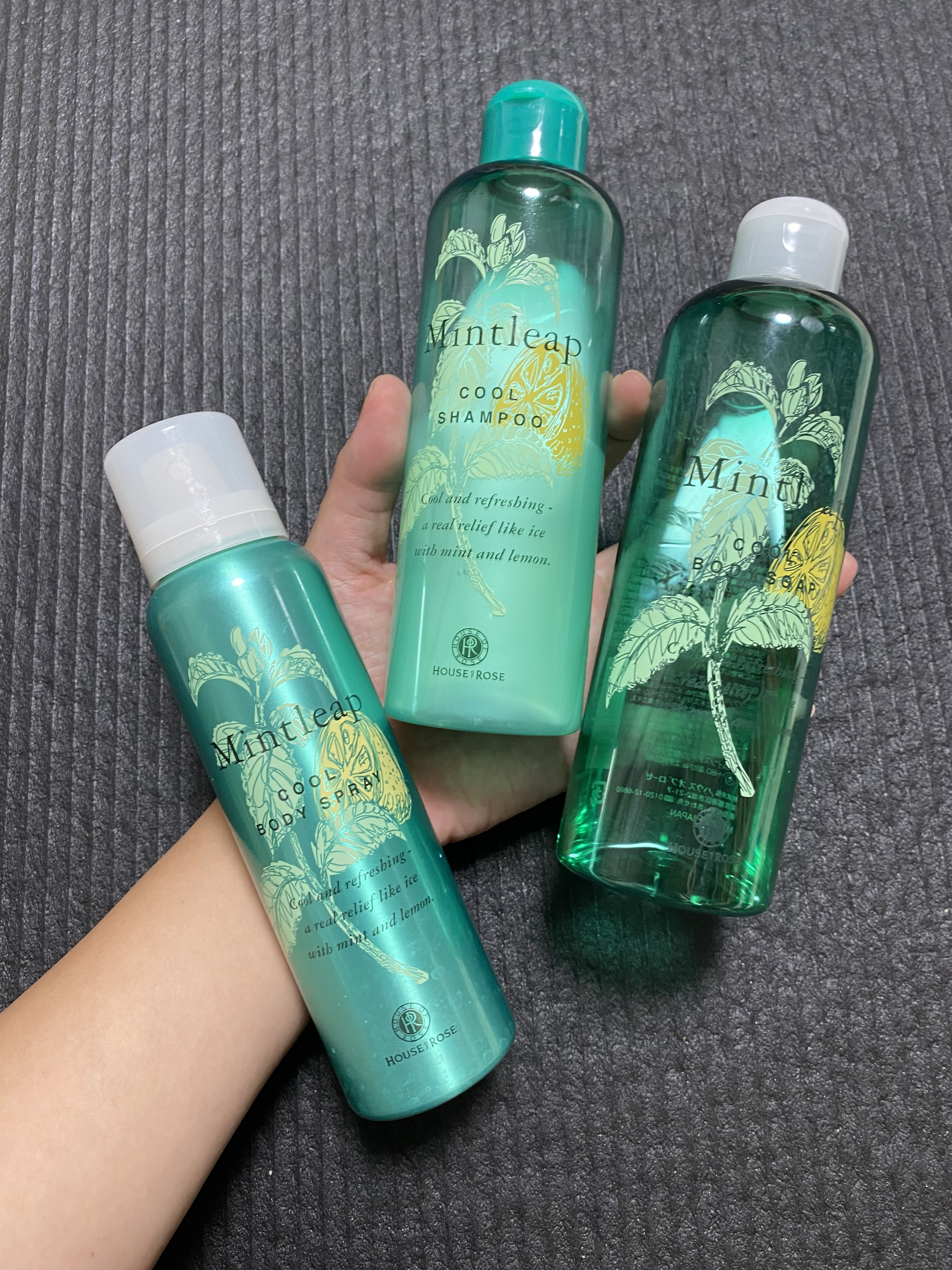 ミントリープ クール ボディスプレー/ハウス オブ ローゼ/ボディローションを使ったクチコミ（2枚目）
