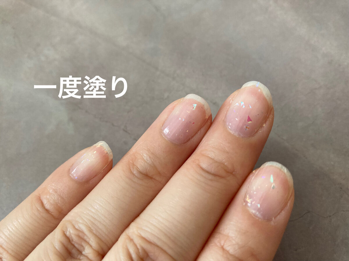 カラフルネイルズ N24 トゥインクルドロップ/キャンメイク/マニキュアを使ったクチコミ（3枚目）