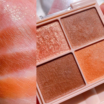 シルキースフレアイズ(マットタイプ) M01 シエナウッド/キャンメイク/アイシャドウパレットを使ったクチコミ(3枚目)