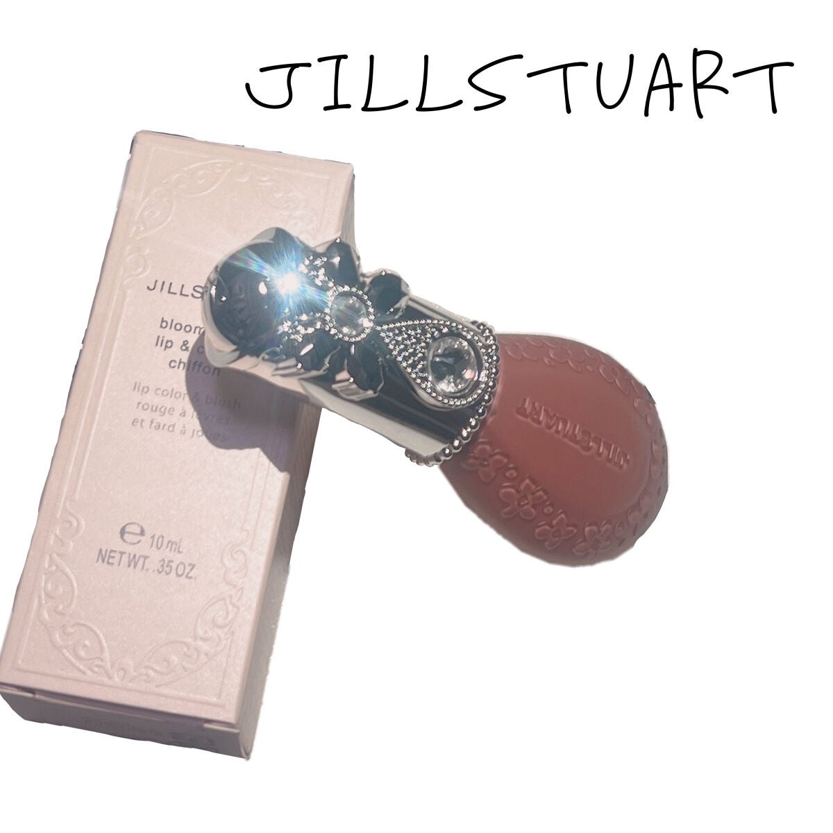 ジルスチュアート ブルームドロップ リップ&チーク シフォン/JILL STUART/リキッドチークを使ったクチコミ(1枚目)
